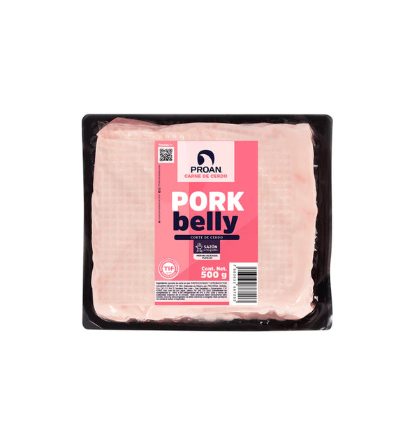 Pork Belly sin Piel 500 gr (Exclusivo Monterrey, CDMX y Querétaro)