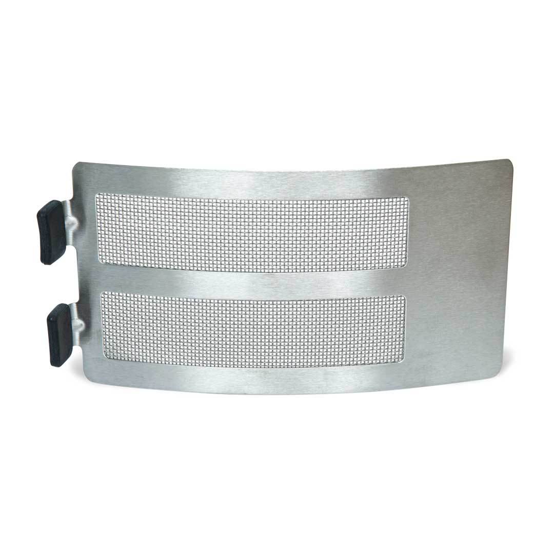 Mesh Screen for a Stainless Steel Draft Door