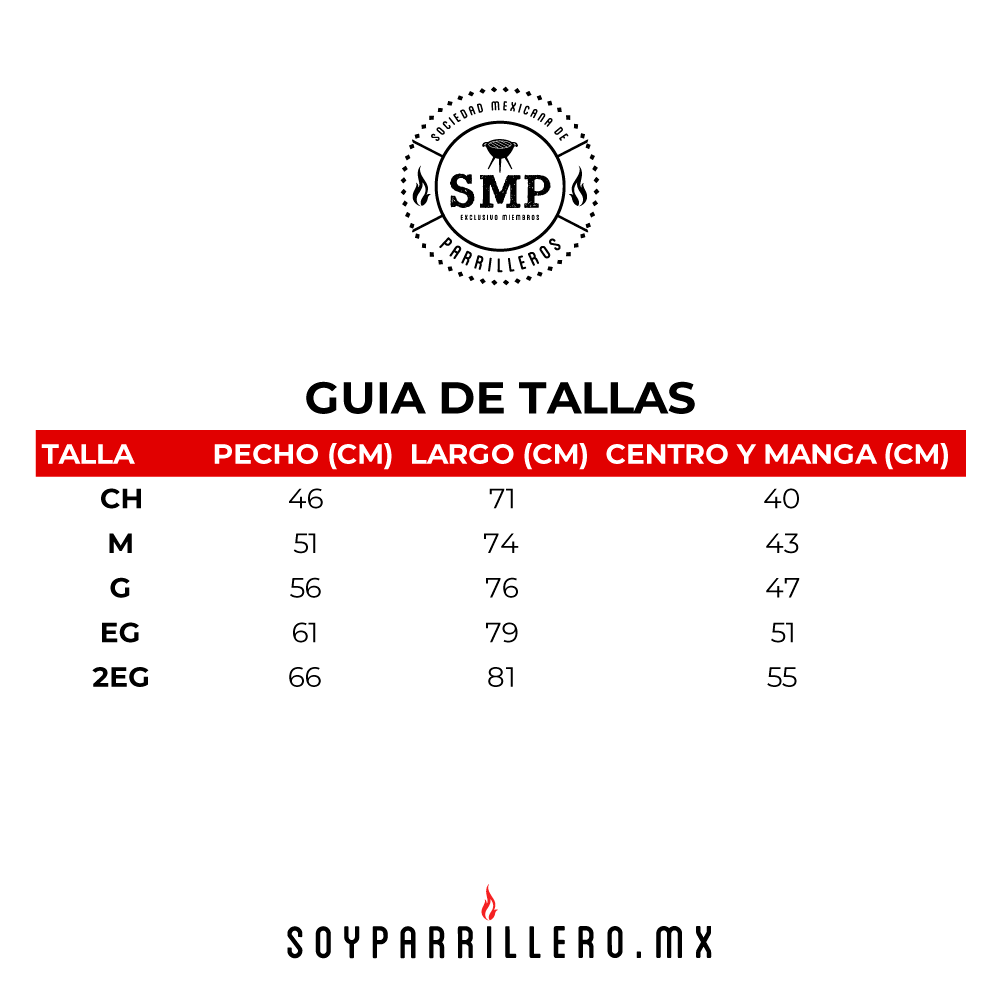 Playera Meat SMP - SOCIEDAD MEXICANA DE PARRILLEROS