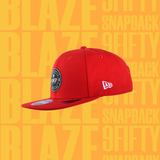 SMP Blaze 9fifty Logo Snapback Abierta Roja
