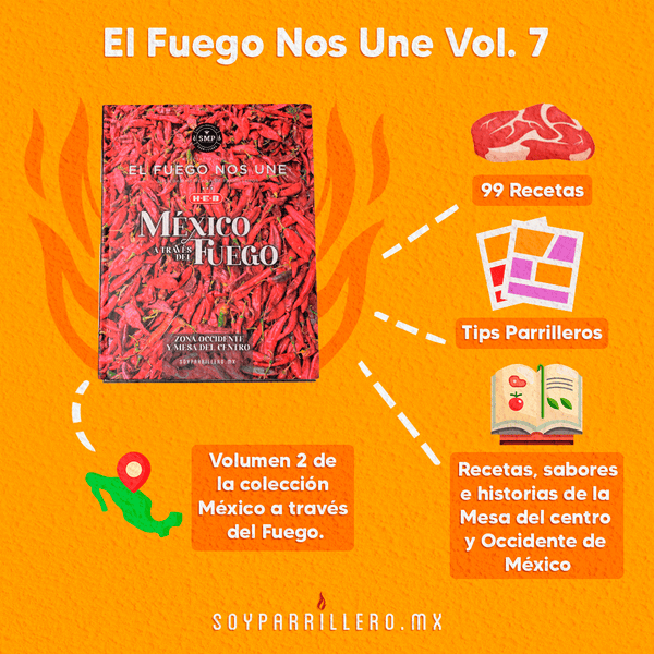 Recetario "El Fuego Nos Une" Vol. 7 - México a través del fuego